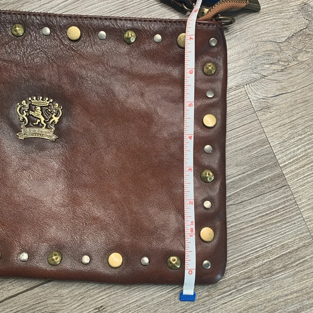 PRATESI FIRENZE Clutch Purse Genuine Leather Made in Italy - Picture 9 of 10